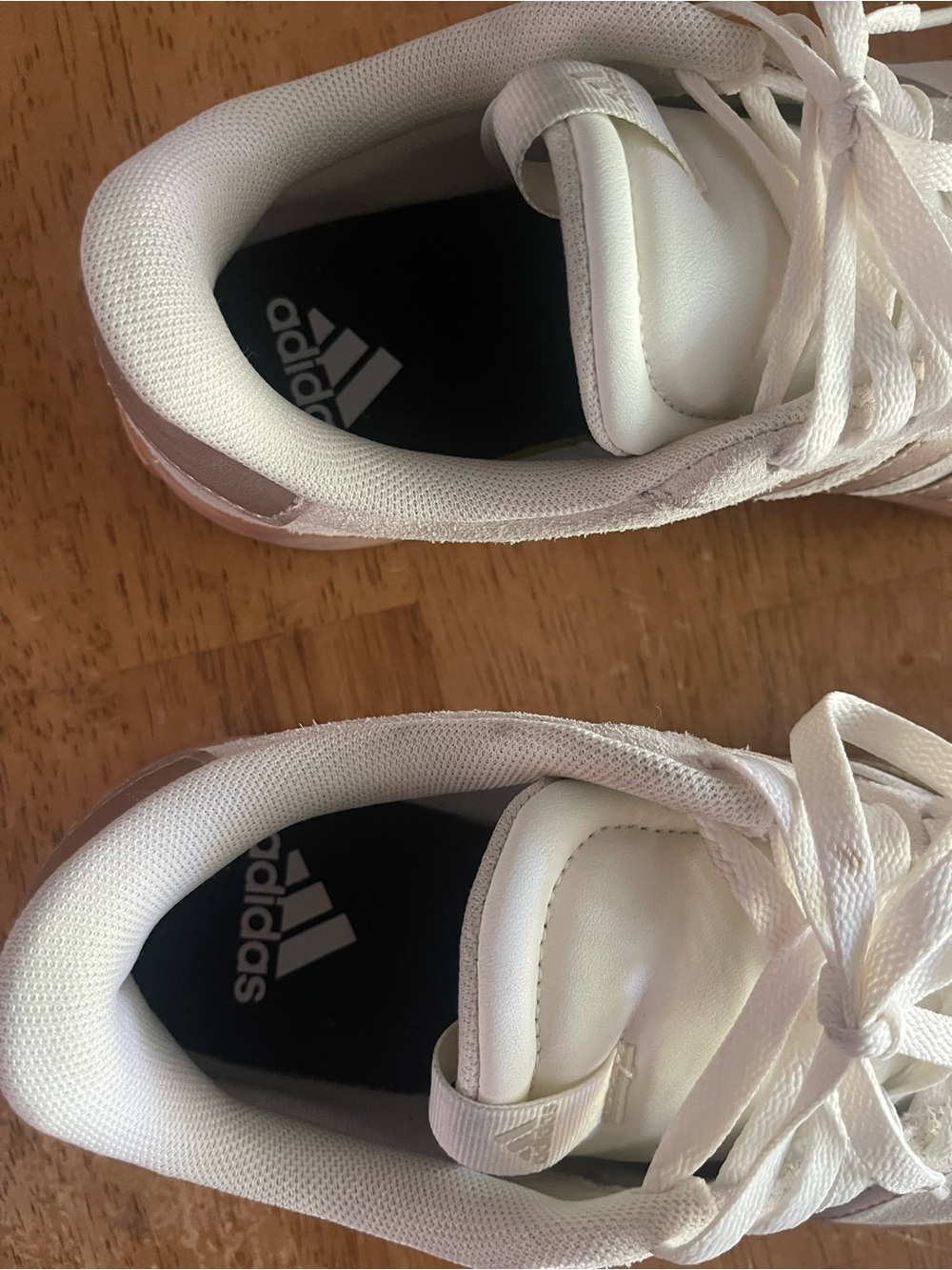 adidas Women's Casual Sneakers in Off-White with Gum Sole - Picture 10 of 13